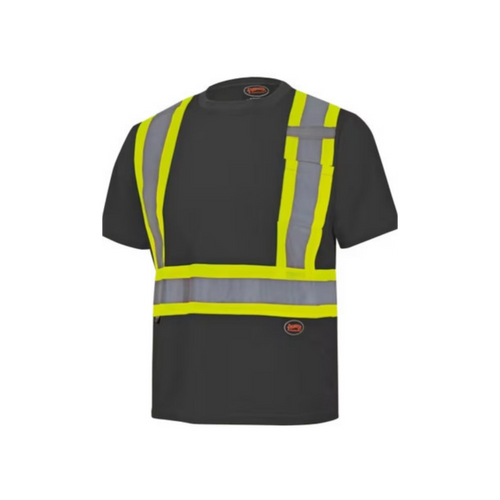 M Birdseye Safety Short Sleeve - Black