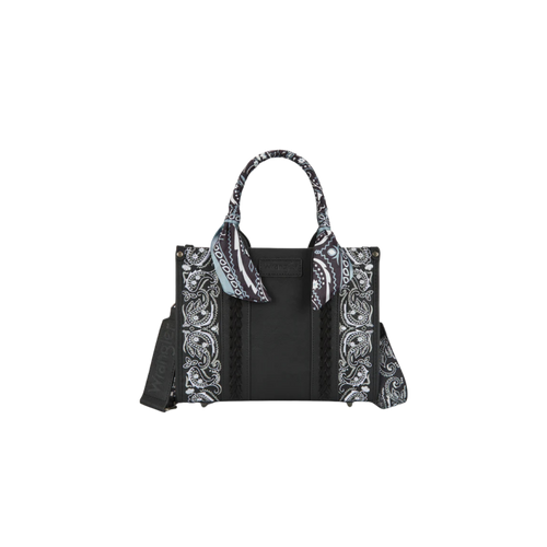 Wrangler Braided Bandana Tote - Black