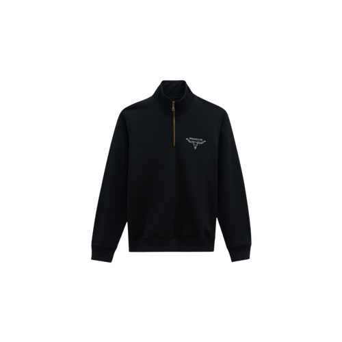 M Horn 1/4 Zip Hoodie - Black