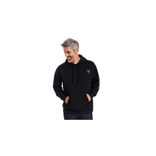 M Ariat Logo Hoodie - Black