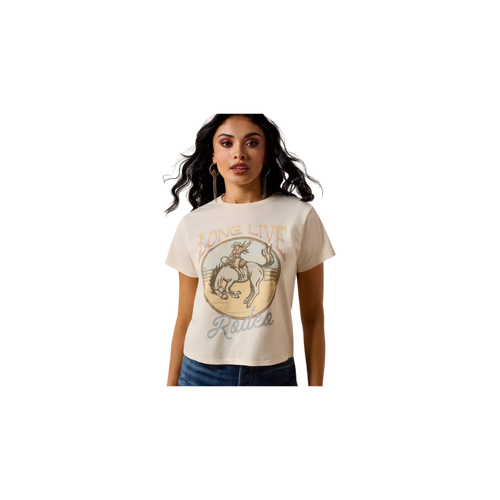 W Ariat Long Live Rodeo T-Shirt