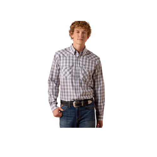 M Ariat Long Sleeve Snap - Blue