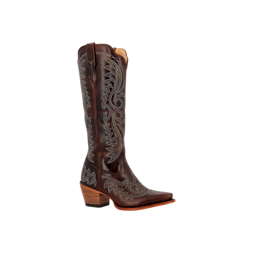 W Crush 16" Western Cowboy Boot - Mahogany