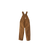 Youth Canvas Bib Overall - Brown