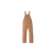 W Canvas Bib Overall - Brown