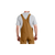 M R01 Unlined Bib - Brown