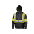 M Poly Fleece Safety Zip Sweater -Black