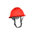 Type 2 Full Brim Safety Helmet Chin Strap - RED
