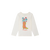 Girl Long Sleeve Graphic Shirt - White