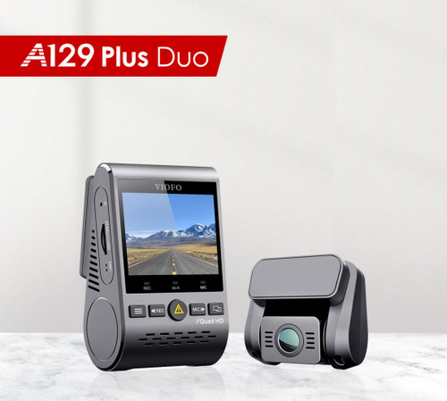 A129 PLUS DUO DUAL CHANNEL 4K FRONT 1080P REAR DASH CAMERA