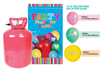 Helium Tank (disposable) 30 Balloons & Ribbon Kit Code E930 NOT FOR SHIPPING