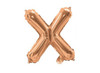 ROSE GOLD LETTER X FOIL 35cm E4803