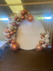 Pretty Rose Garland install del extra- backdrop extra