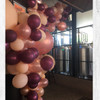 BALLOON GARLAND CLASSIC  - 4 METRE  (installation &delivery additional)

a beautiful garland consisting of different size and coloured latex balloons (colours of your choice)
