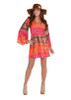 AM844059  COSTUME 60s HIPPIE DRESS