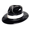 95011 BLACK GANGSTER HAT PLASTIC