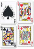 BE55354 CUTOUT CASINO PLAYING CARD PK4