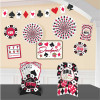 AM240096 ROOM DECORATION KIT CASINO  10PCE