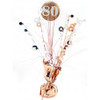 207369 80TH ROSE GOLD & WHITE CENTREPIECE
