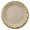 ECO SUGARCANE LUNCH PLATES 230MM GOLD PACK 10