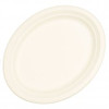 ECO SUGARCANE OVAL PLATES 325 X 260MM WHITE PACK 10