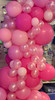 PRETTY IN PINKS BALLOON GARLAND CHOOSE YOUR SIZE FROM$95 HIRE A BACKDROP TO ATRTACH