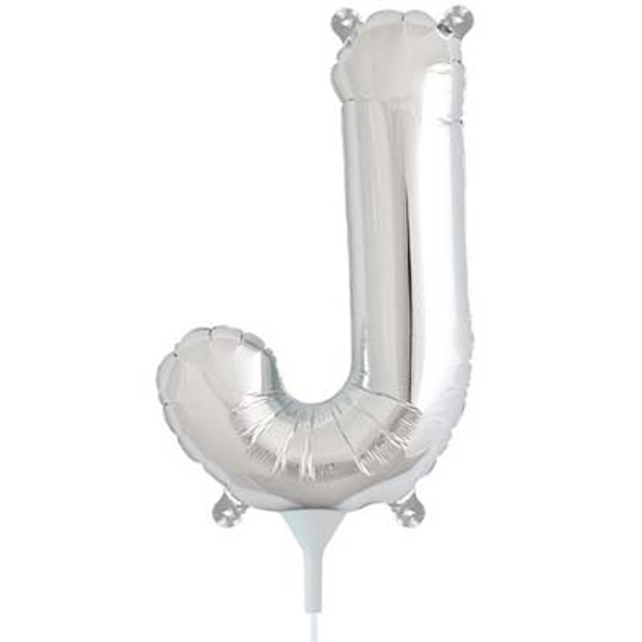 E2804 SILVER LETTER J FOIL 35cm