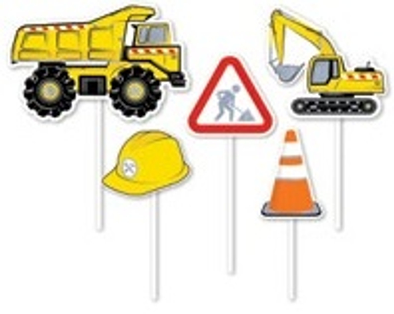E5658 THEME TOPPER 5 PCE CONSTRUCTION PARTY