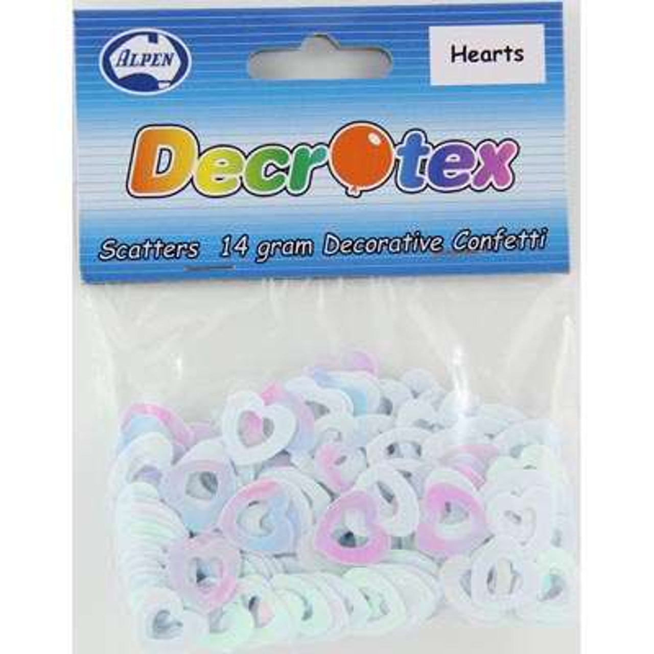 108350 IRIDESCENT HEARTS 14gms