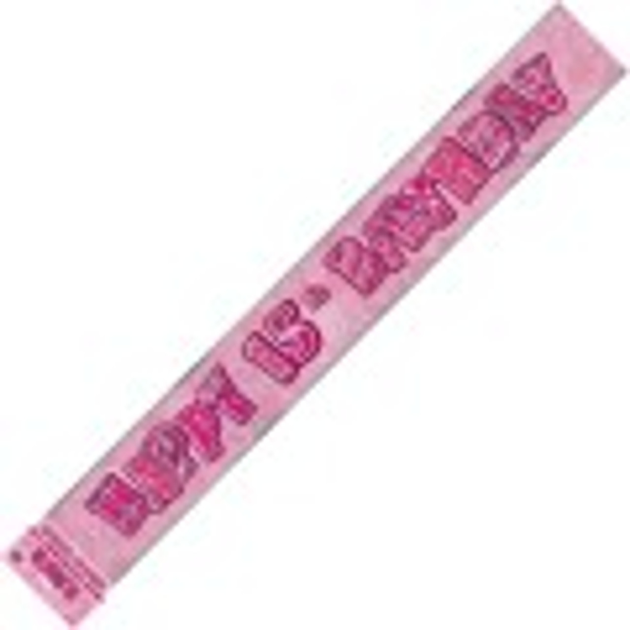 90233 Glitz Foil Banners 15th Birthday