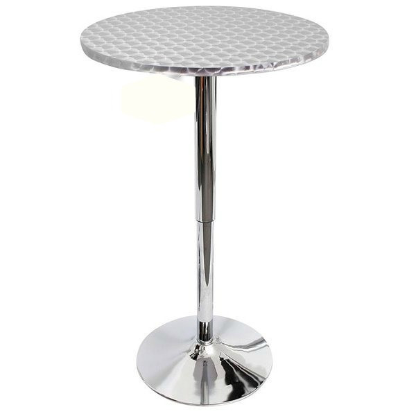 Table Bar Chrome Bar Table - 1.1m tall
cover to hire with combo
