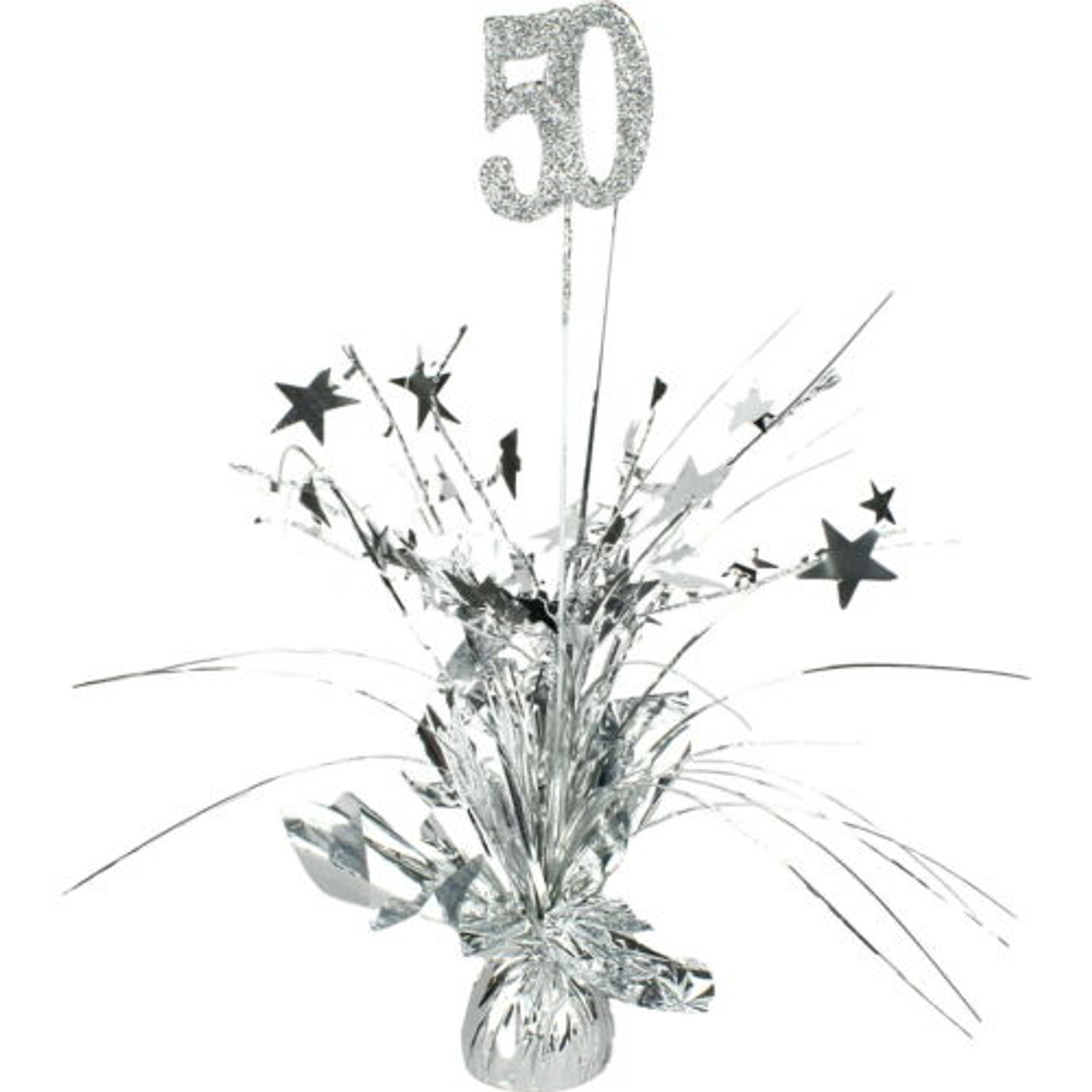 CENTREPIECE SILVER 50th  MULTI SPRAY Code - E3176