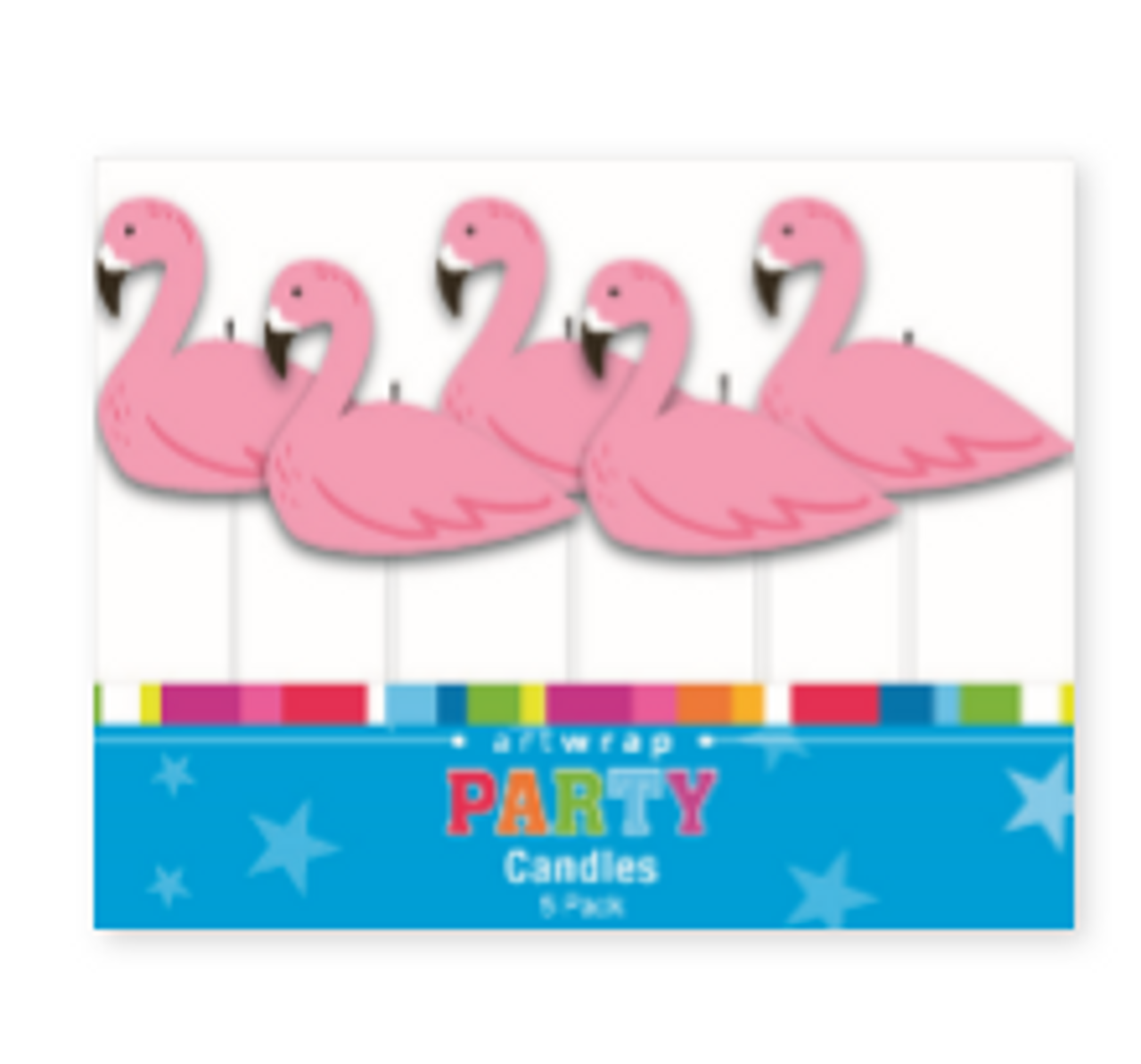 E3635 FLAMINGO PICK CANDLES - PK5