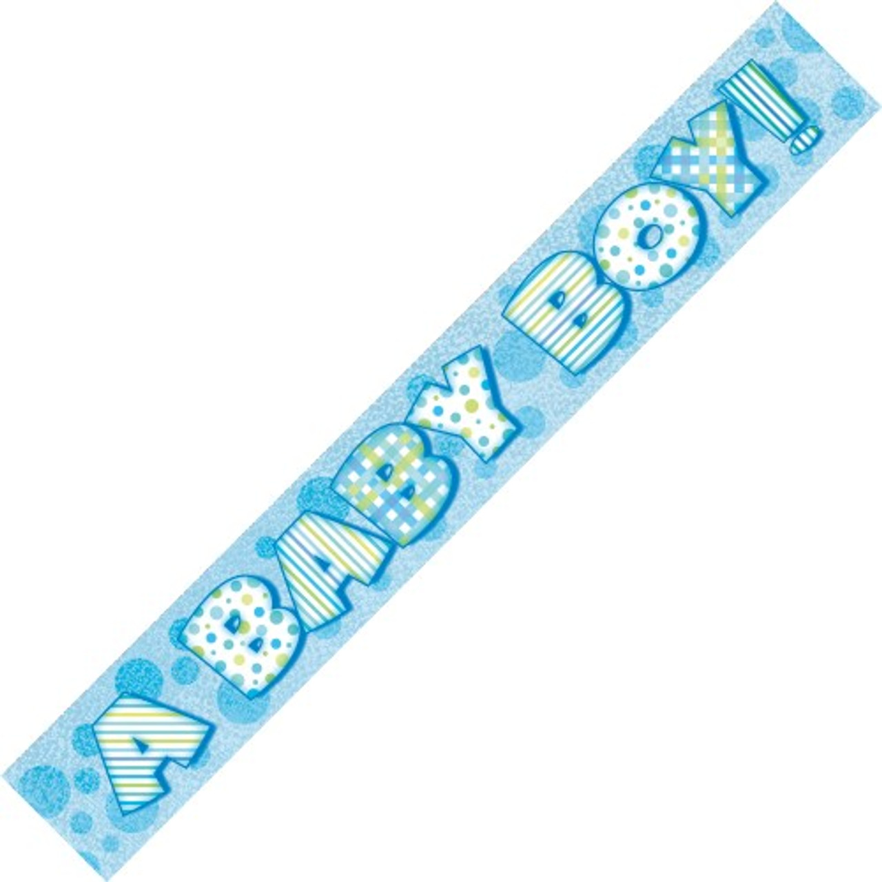 10875- A BABY BOY PRISMATIC  BANNER 3.6M