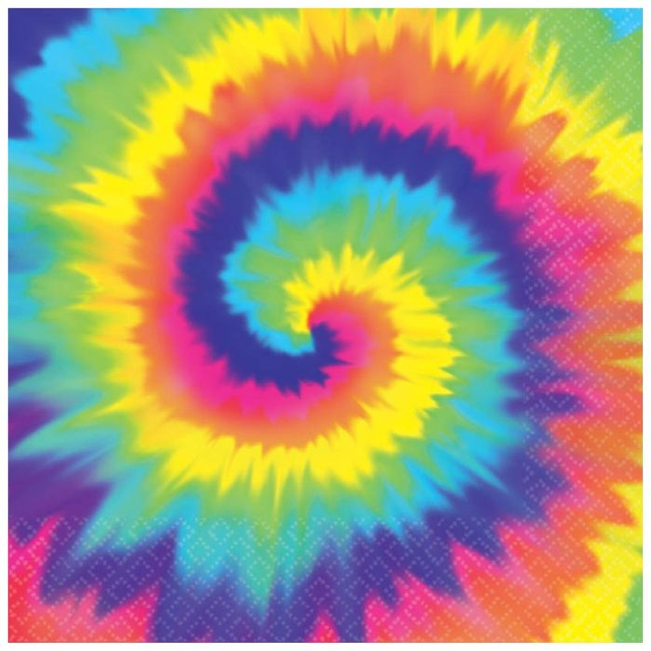 27402 TIE DYE NAPKINS  16PK