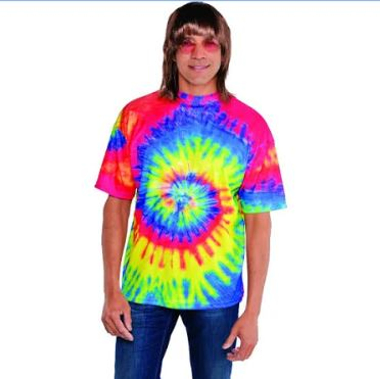 AM845858 TIE DYE TSHIRT - ONE SIZE- ADULT