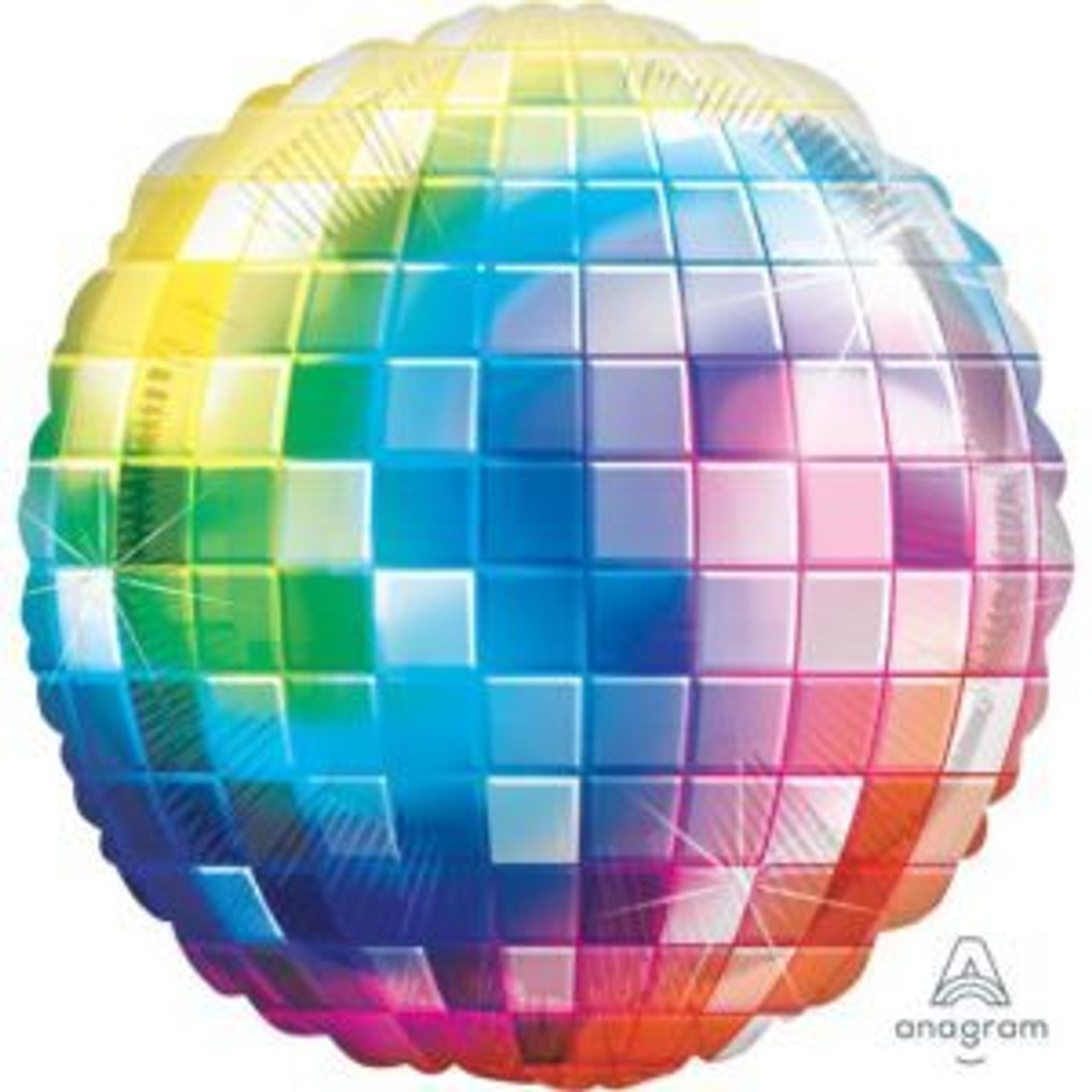 2746301-01 DISCO BALL FOIL SUPERSHAPE - HELIUM FILLED ON WEIGHT