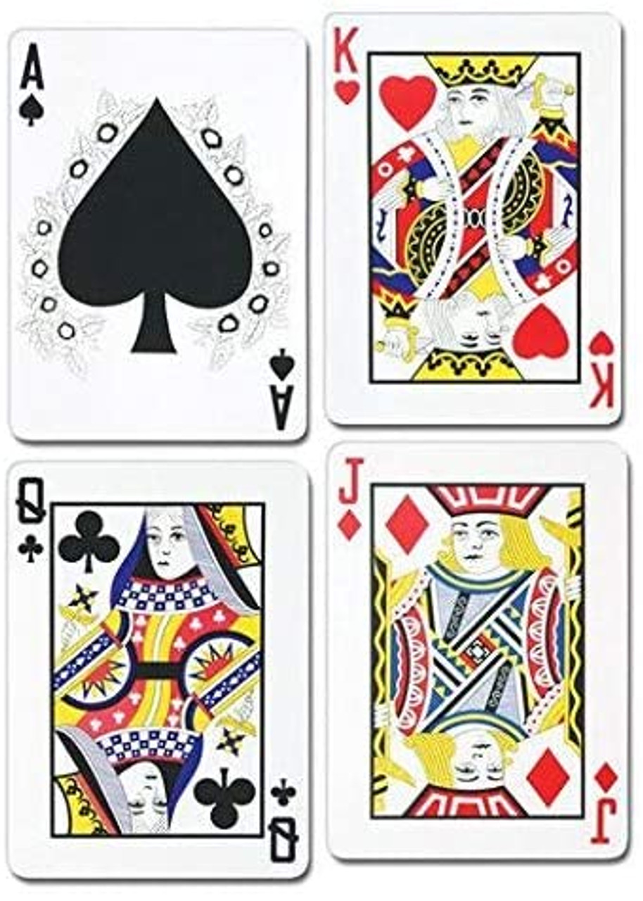 BE55354 CUTOUT CASINO PLAYING CARD PK4