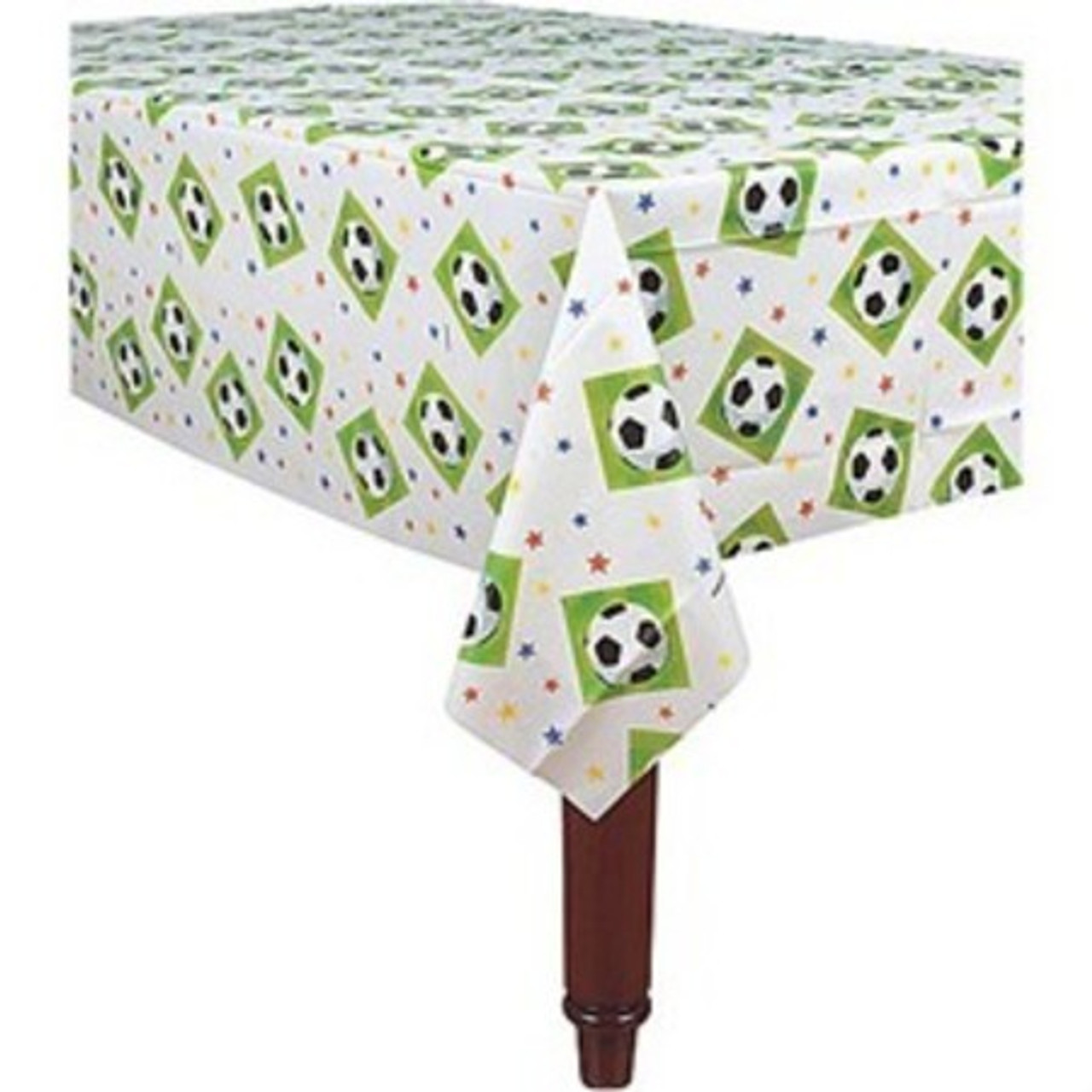 AM577040 SOCCER PLASTIC TABLECOVER