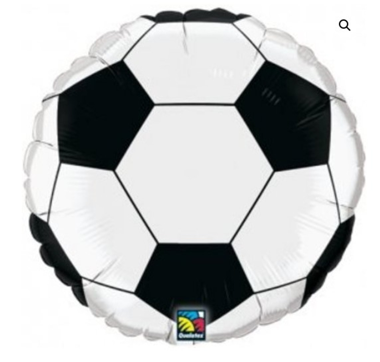 A11704001 SOCCER BALL FOIL BALLOON 45cm - UNINFLATED