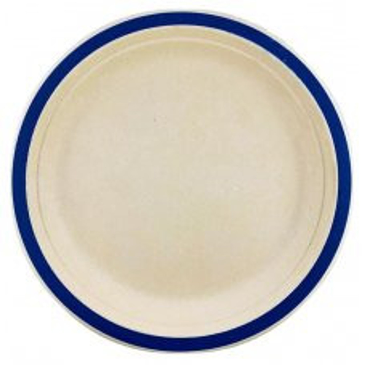 ECO SUGARCANE LUNCH PLATES 230MM ROYAL BLUE PACK 10