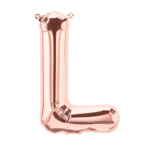 ROSE GOLD LETTER L FOIL 35cm E4791