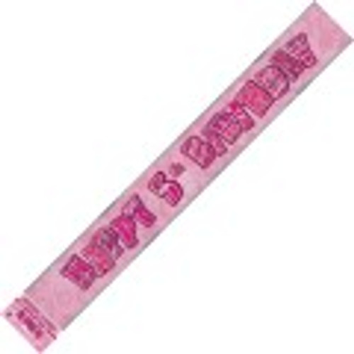 90224 Glitz Foil Banners 5th Birthday