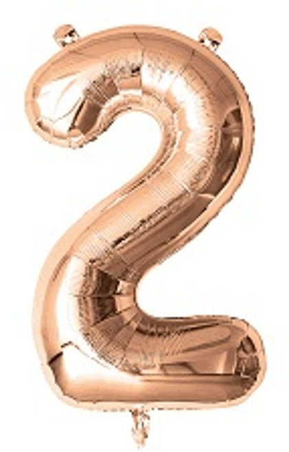 E4772 GIANT NUMERAL FOIL 86cm ROSE GOLD 2