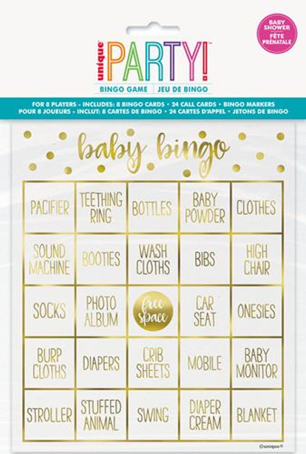 73410  OH BABY FOIL STAMPED BINGO FOR 8