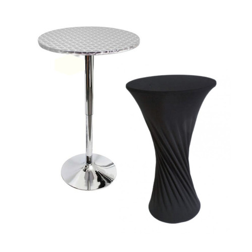 Bar Table and Black Cover