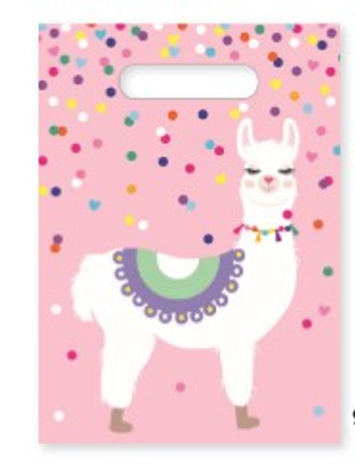 E6638 LLAMA PARTY BAG  PK 8