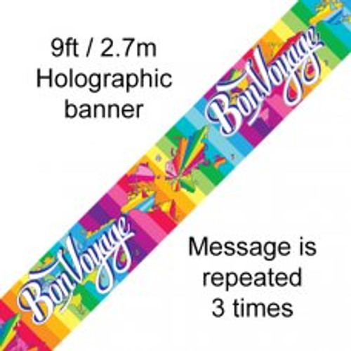 BON VOYAGE BANNER 2.7M