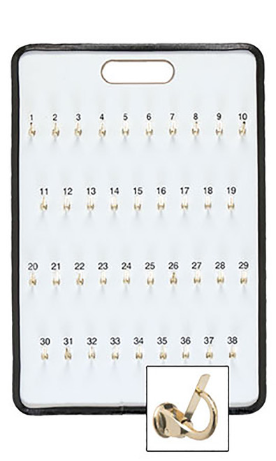 Keyboard With Self-Closing Tabs - 38 Hookszoom