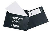 Custom Document Wallet - Text Only
